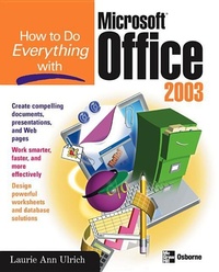 Enlarge image Cover: How to Do Everything with Microsoft Office 2003 - Osborne/McGraw-Hill