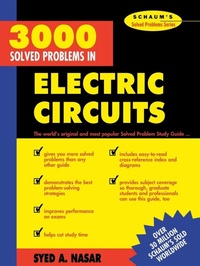 Enlarge image Cover: 3,000 Solved Problems in Electrical Circuits - Schaum Outline Series