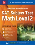 Cover: McGraw-Hill Education SAT Subject Test Math Level 2, Fourth Edition - McGraw-Hill Education