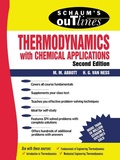 Cover: Schaum's Outline of Thermodynamics With Chemical Applications - Schaum Outline Series