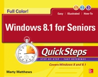 Enlarge image Cover: Windows 8.1 for Seniors QuickSteps - Osborne/McGraw-Hill