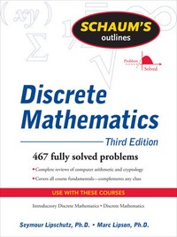 Enlarge image Cover: Schaum's Outline of Discrete Mathematics, Revised Third Edition - Schaum Outline Series