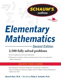 Enlarge image Cover: Schaum's Outline of Review of Elementary Mathematics - Schaum Outline Series