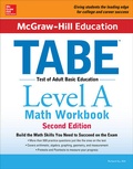 Cover: McGraw-Hill Education TABE Level A Math Workbook Second Edition - McGraw-Hill Education