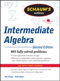 Cover: Schaum's Outline of Intermediate Algebra, Second Edition - Schaum Outline Series