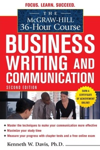Enlarge image Cover: The McGraw-Hill 36-Hour Course in Business Writing and Communication, Second Edition - McGraw-Hill Professional