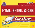 Cover: HTML, XHTML & CSS QuickSteps - Osborne/McGraw-Hill