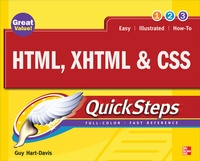 Enlarge image Cover: HTML, XHTML & CSS QuickSteps - Osborne/McGraw-Hill