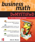 Cover: Business Math Demystified - McGraw-Hill Professional