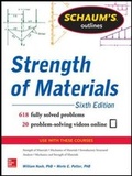 Cover: Schaum's Outline of Strength of Materials - McGraw-Hill Professional