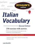 Cover: Schaum's Outline of Italian Vocabulary, Second Edition - Schaum Outline Series