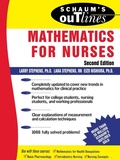 Cover: Schaum's Outline of Mathematics for Nurses - Schaum Outline Series