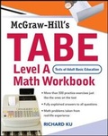 Cover: TABE Math Workbook: Test of Adult Basic Education Level A - McGraw-Hill Contemporary
