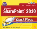 Cover: Microsoft SharePoint 2010 QuickSteps - Osborne/McGraw-Hill