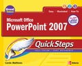 Cover: Microsoft Office PowerPoint 2007 QuickSteps - McGraw-Hill Professional