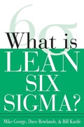 Cover: What is Lean Six Sigma - McGraw-Hill Professional