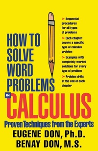 Enlarge image Cover: How to Solve Word Problems in Calculus - Schaum Outline Series
