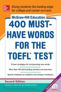 Cover: McGraw-Hill Education 400 Must-Have Words for the TOEFL - McGraw-Hill Professional