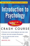 Cover: Schaum's Easy Outline of Introduction to Psychology - Schaum Outline Series