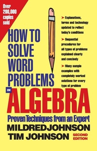 Enlarge image Cover: How to Solve Word Problems in Algebra - Schaum Outline Series