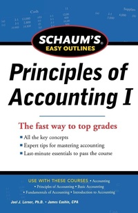 Enlarge image Cover: SCHAUM'S EASY OUTLINE OF PRINCIPLES OF ACCOUNTING - Schaum Outline Series