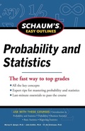 Cover: Schaum's Easy Outline of Probability and Statistics, Revised Edition - Schaum Outline Series