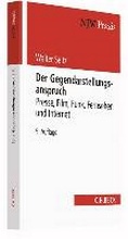 Cover: Der Gegendarstellungsanspruch - C.H.BECK