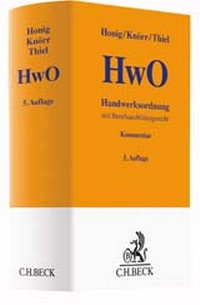Abbildung von: Handwerksordnung: HwO - C.H.BECK