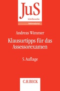 Cover: Klausurtipps f&uuml;r das Assessorexamen - C.H.BECK