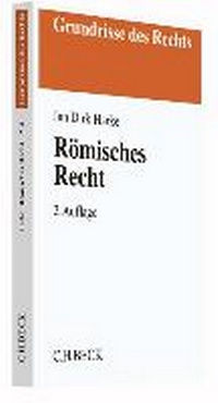 Enlarge image Cover: Römisches Recht - C.H.BECK