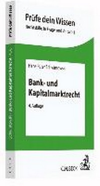 Bild vergrößern Bild: Bank- und Kapitalmarktrecht - C.H.BECK
