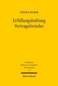 Abbildung von: Erfüllungshaftung Vertragsfremder - Mohr Siebeck