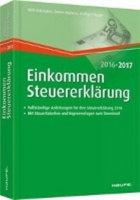 Abbildung von: Einkommensteuererklärung 2016/2017 - Haufe-Lexware