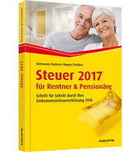 Enlarge image Cover: Steuer 2017 für Rentner und Pensionäre - Haufe-Lexware
