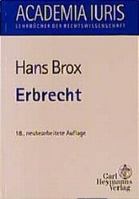 Enlarge image Cover: Erbrecht - Carl Heymanns Verlag