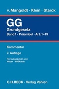 Cover: Kommentar zum Grundgesetz: GG - Vahlen