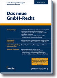 Abbildung von: Das neue GmbH-Recht - Haufe-Lexware