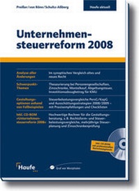 Abbildung von: Unternehmenssteuerreform 2008 - Haufe-Lexware