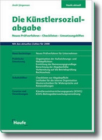 Abbildung von: Die Künstlersozialabgabe - Haufe-Lexware