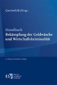 Abbildung von: Handbuch Bekämpfung der Geldwäsche und Wirtschaftskriminalität - Erich Schmidt Verlag