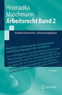 Abbildung von: Arbeitsrecht Band 2 - Springer