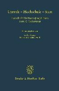Abbildung von: Umwelt - Hochschule - Staat - Duncker & Humblot