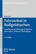 Cover: Fahrverbot in Bu&szlig;geldsachen - Nomos