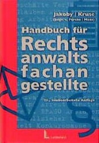 Enlarge image Cover: Handbuch für Rechtsanwaltsfachangestellte - Luchterhand