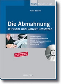 Abbildung von: Die Abmahnung - Haufe-Lexware