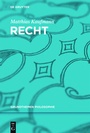 Cover: Recht - De Gruyter