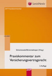 Abbildung von: Praxiskommentar zum Versicherungsvertragsrecht - ZAP