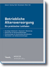 Abbildung von: Betriebliche Altersversorgung - Haufe-Lexware