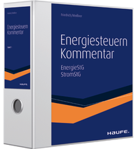 Abbildung von: Kommentar zu den Energiesteuern - Haufe-Lexware