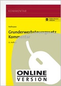 Cover: Grunderwerbsteuergesetz Kommentar - NWB